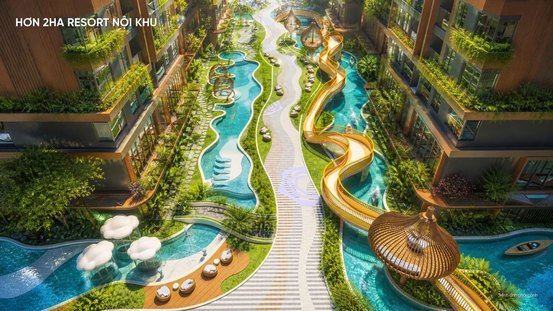 Sky Aqua Pool tràn bờ